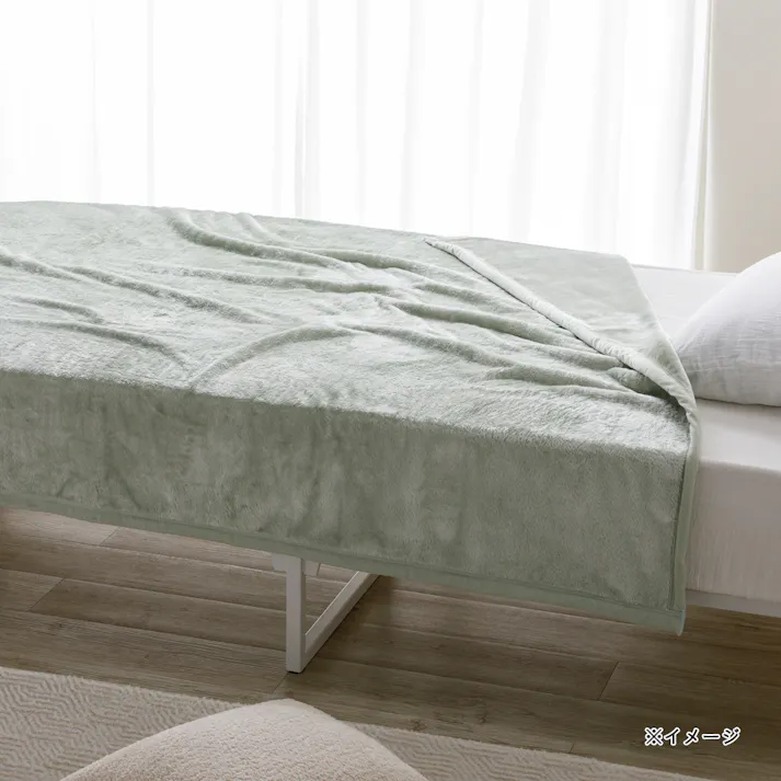 毛布 MIZUKUMO シングル ミントグリーン