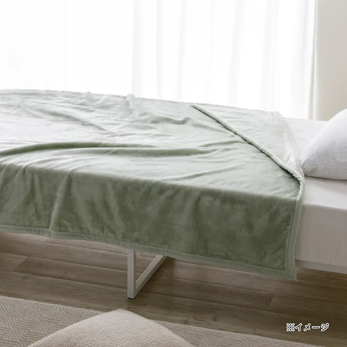 毛布 MIZUKUMO ダブル ミントグリーン