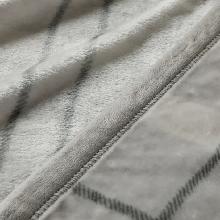 毛布 MIZUKUMO ダブル グレーチェック