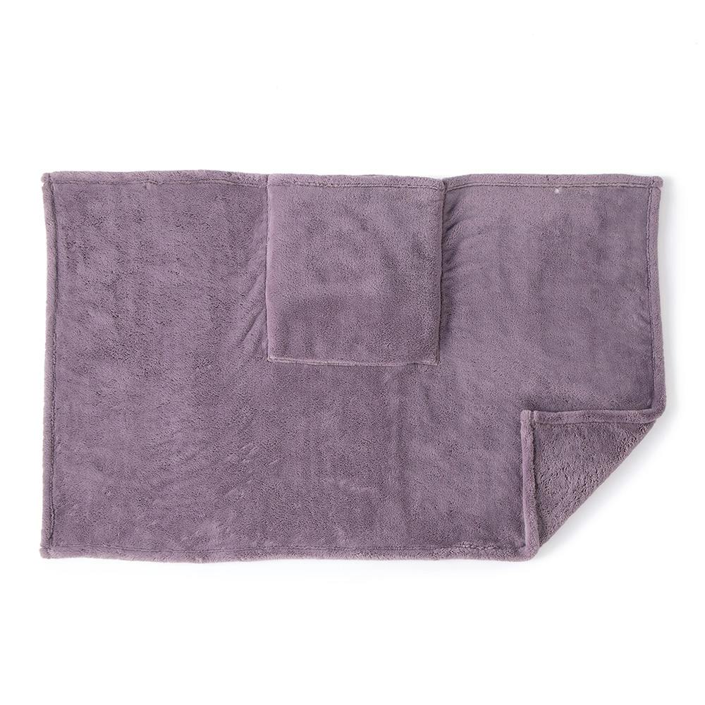 色々使えるブランケット パープル 幅80cm 奥行135cm | 布団・枕・寝具