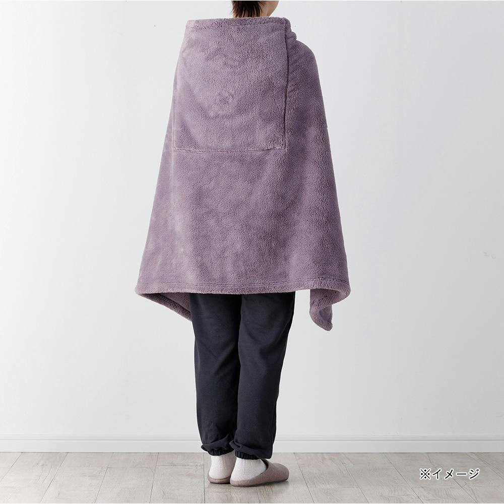 色々使えるブランケット パープル 幅80cm 奥行135cm | 布団・枕・寝具