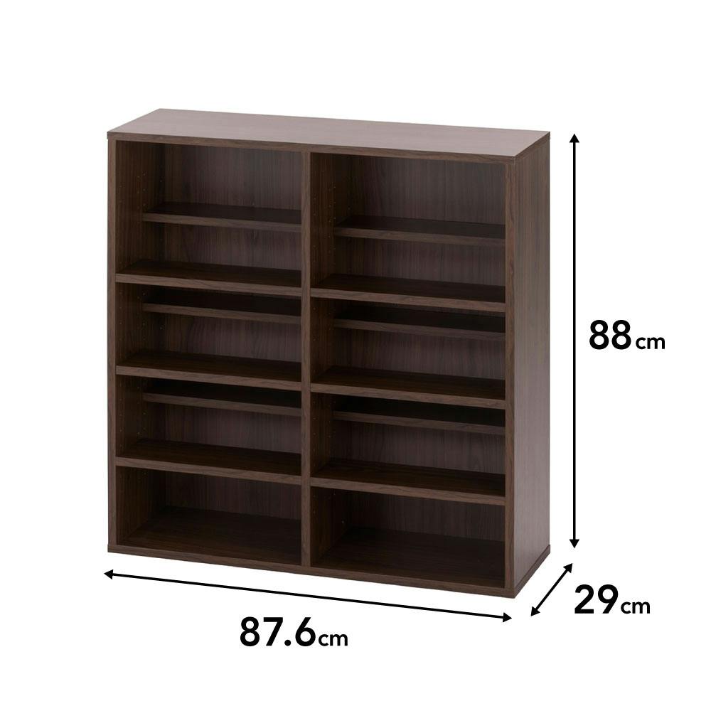 たくさん収納できる可動書棚 SH24 幅87.6cm 奥行29cm 高さ88cm