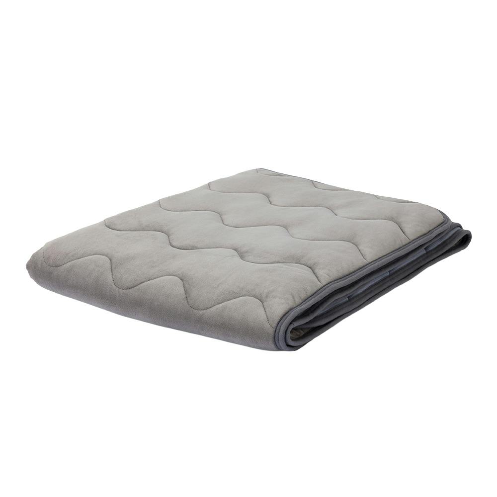 なめらか肌触りの敷パッド Pitapa グレー シングル