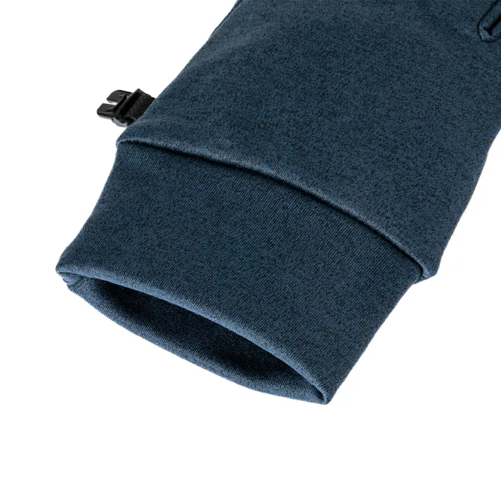 Hot fine タッチパネル対応 すべり止め付き防寒手袋 撥水 杢ネイビー M