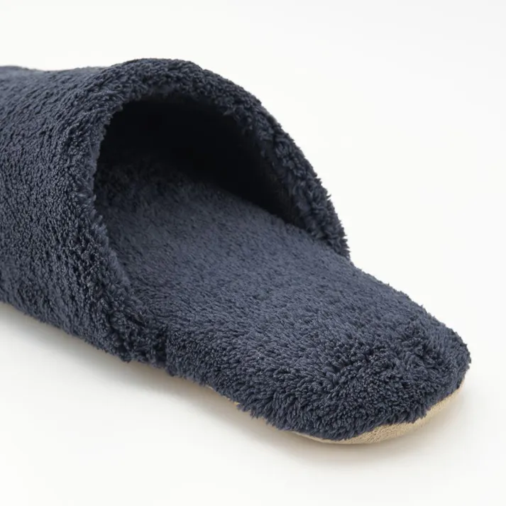 すべり止め付きマイクロファイバースリッパ グレー 24~26cm