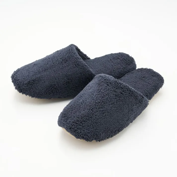 すべり止め付きマイクロファイバースリッパ グレー 24~26cm