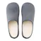 ソールが拭けてペットの爪がかかりにくいルームシューズ グレー LL
