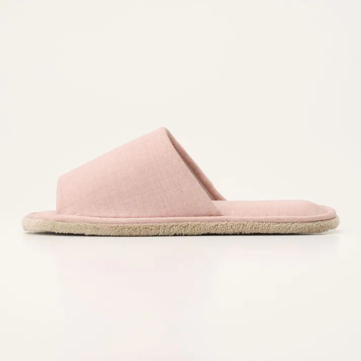 履いて歩くだけでお掃除できるスリッパ ピンク 24~26cm