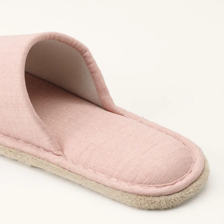 履いて歩くだけでお掃除できるスリッパ ピンク 24~26cm