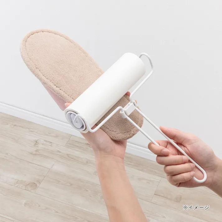 履いて歩くだけでお掃除できるスリッパ ピンク 24~26cm