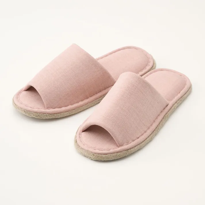 履いて歩くだけでお掃除できるスリッパ ピンク 24~26cm