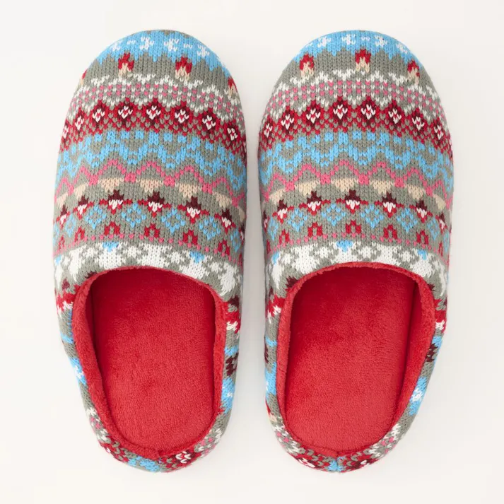 ルームスリッパ レッド M