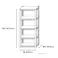 カインズ 組み立やすいスチール棚 幅80cm 奥行40cm 高さ183cm 5段