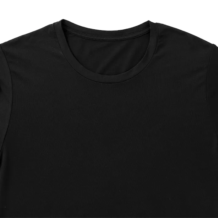 カインズ 紳士 あったかインナー Tシャツ 9分袖 丸首 ブラック LL