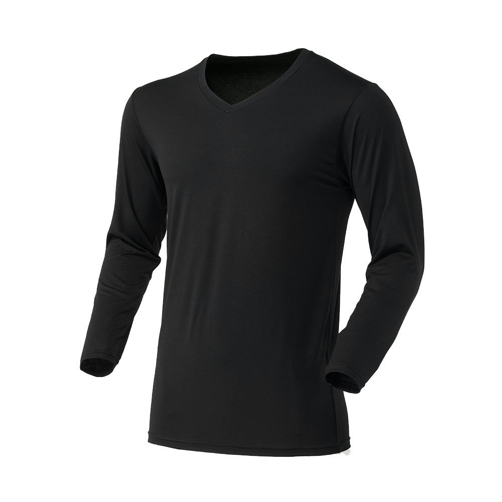 カインズ 紳士 あったかインナー Tシャツ 9分袖 V首 ブラック M 防寒具・防寒ウェア カインズ 紳士 あったかインナー Tシャツ 9分袖 V首 ブラック M 防寒具・防寒ウェア