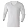 カインズ 紳士 あったかインナー Tシャツ 9分袖 V首 ライトグレー 3L