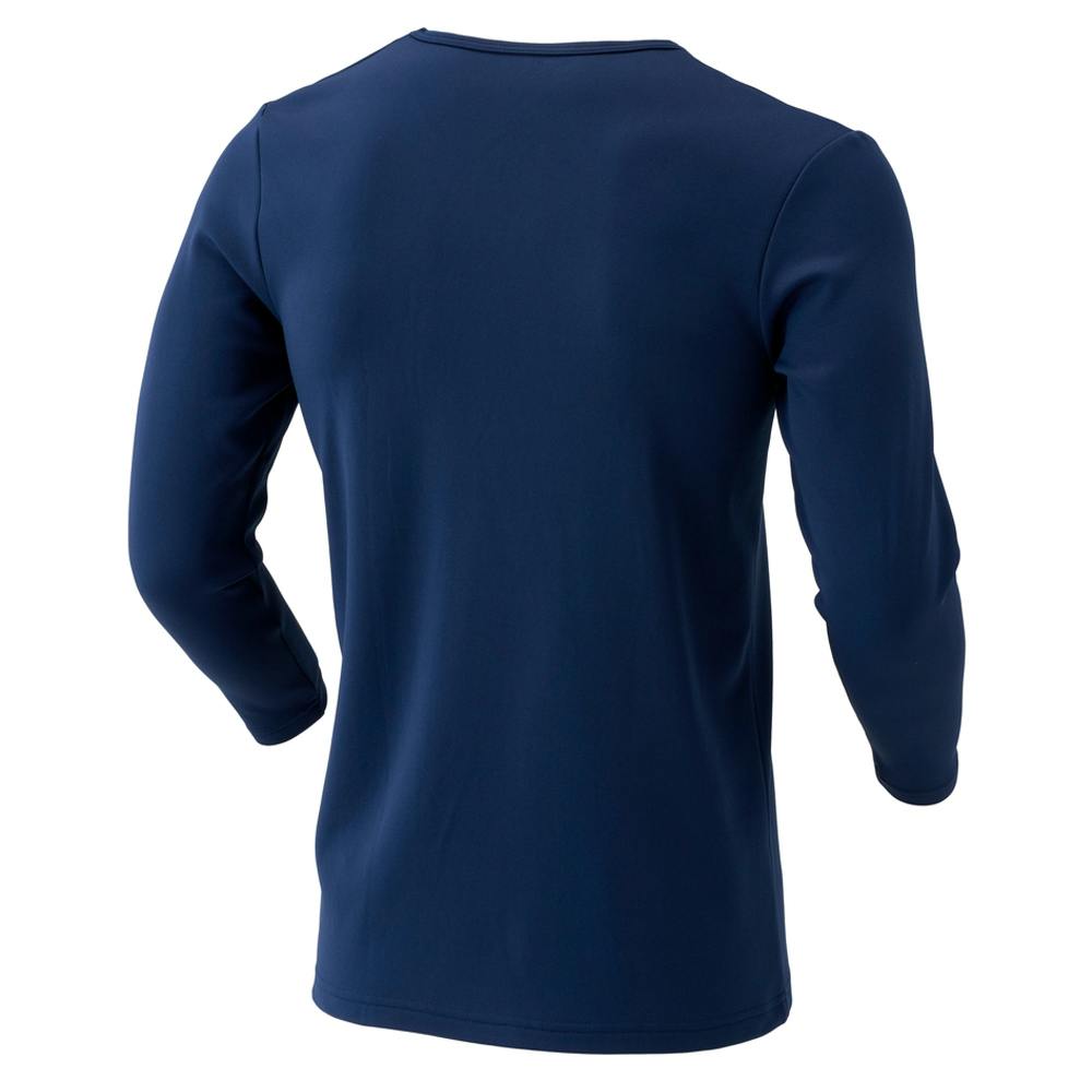 サラサーモ 蒸れにくいインナー Tシャツ V首 ネイビー L | 作業着