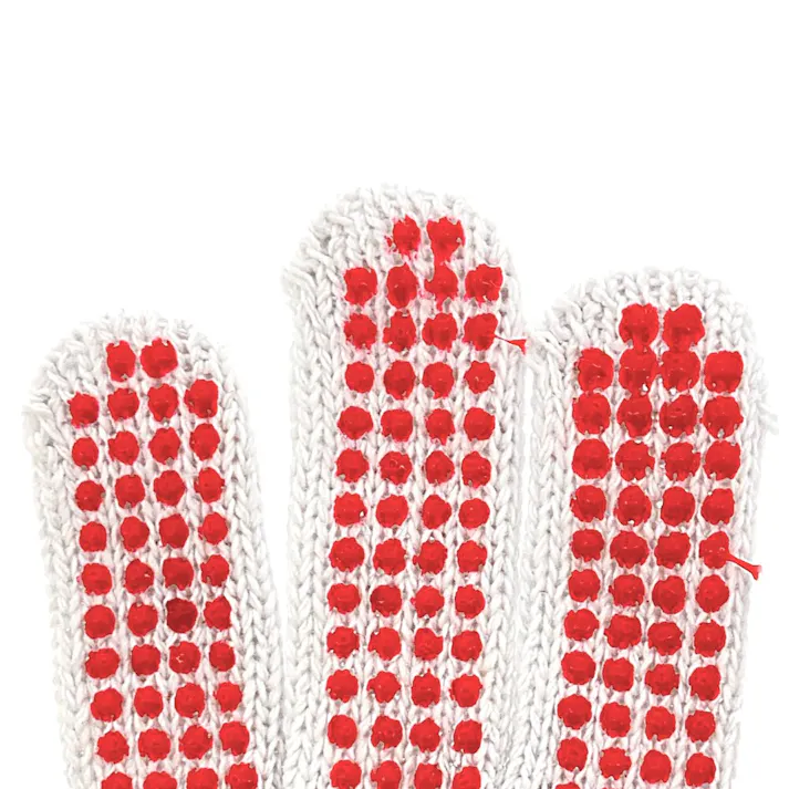 カインズ 子供手袋 すべり止め付き レッド