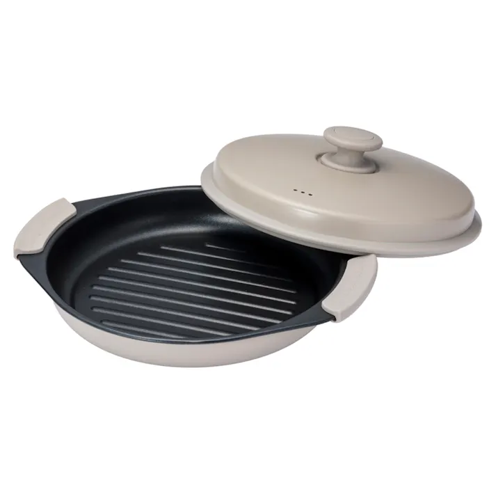 レンジで楽チン グリルプレート 丸型