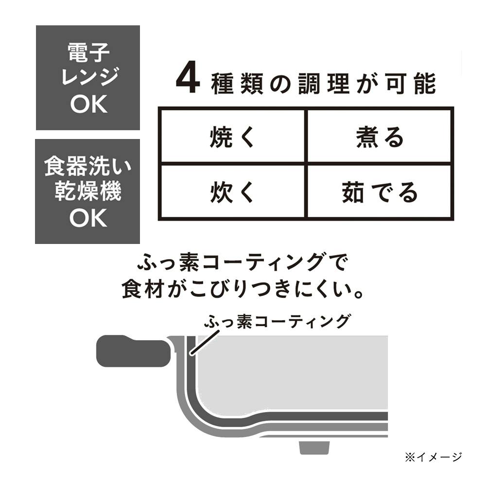 レンジで楽チン グリルプレート 丸型