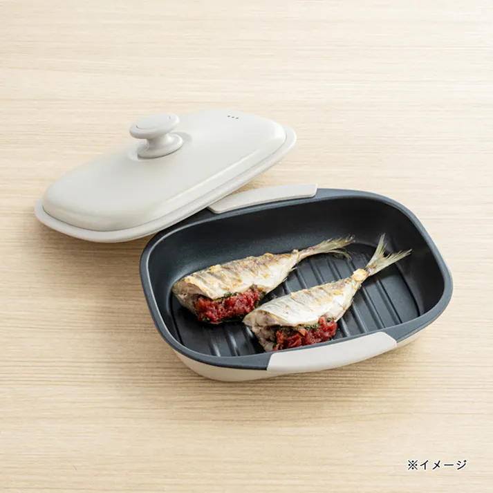 レンジで楽チン グリルプレート 角型