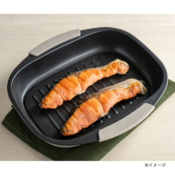 レンジで楽チン グリルプレート 角型