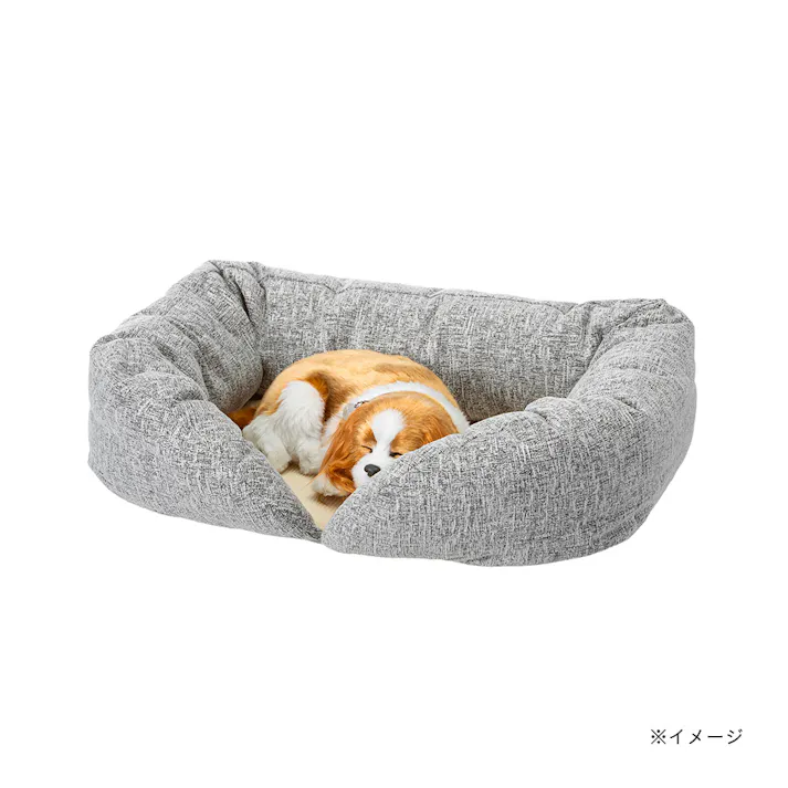 縁付きスクエアマット Sサイズ シュニールグレー