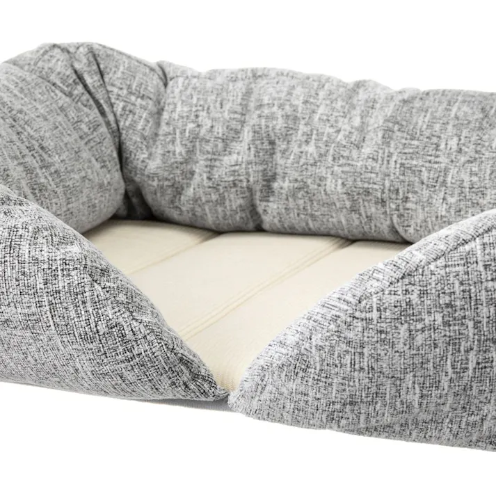 縁付きスクエアマット Mサイズ シュニールグレー