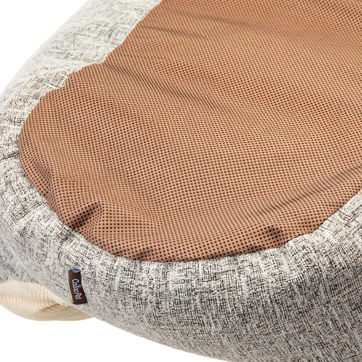 のびのびホットドッグベッド シュニールグレー