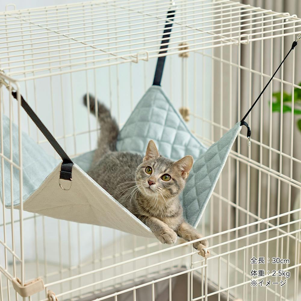 猫ハンモック Mサイズ シュニールミントグリーン | ペット用品