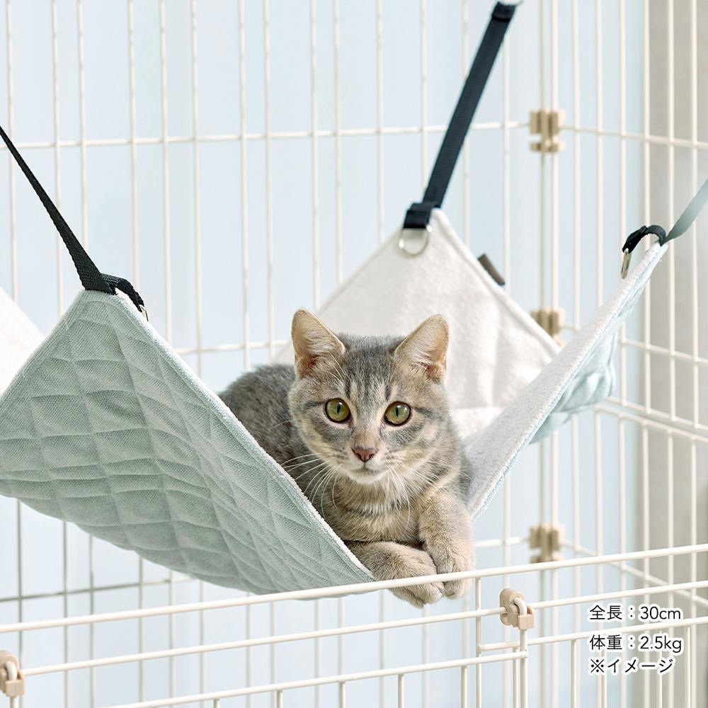 猫ハンモック Mサイズ シュニールミントグリーン | ペット用品（猫