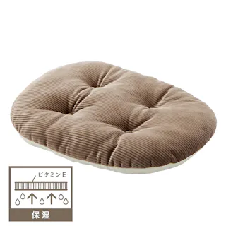 肌にやさしいうるふわクッション Mサイズ ブラウン