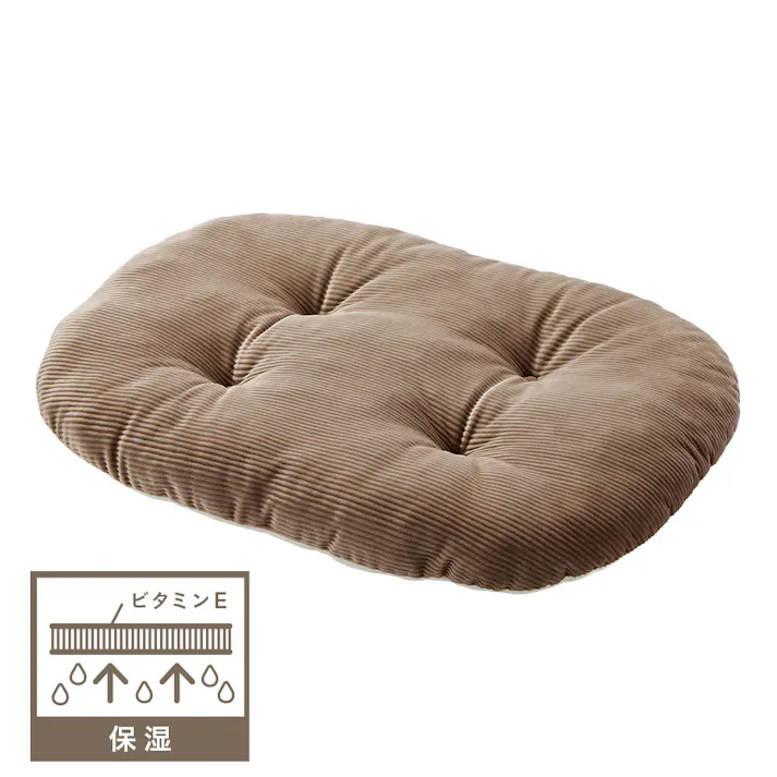 肌にやさしいうるふわクッション LLサイズ ブラウン