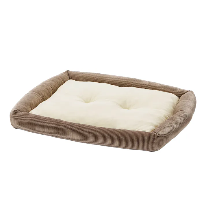 肌にやさしいうるふわクッションベッド Mサイズ ブラウン