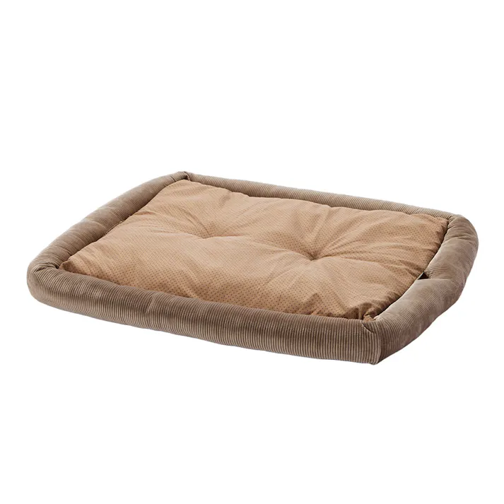 肌にやさしいうるふわクッションベッド Lサイズ ブラウン