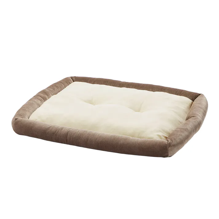 肌にやさしいうるふわクッションベッド Lサイズ ブラウン