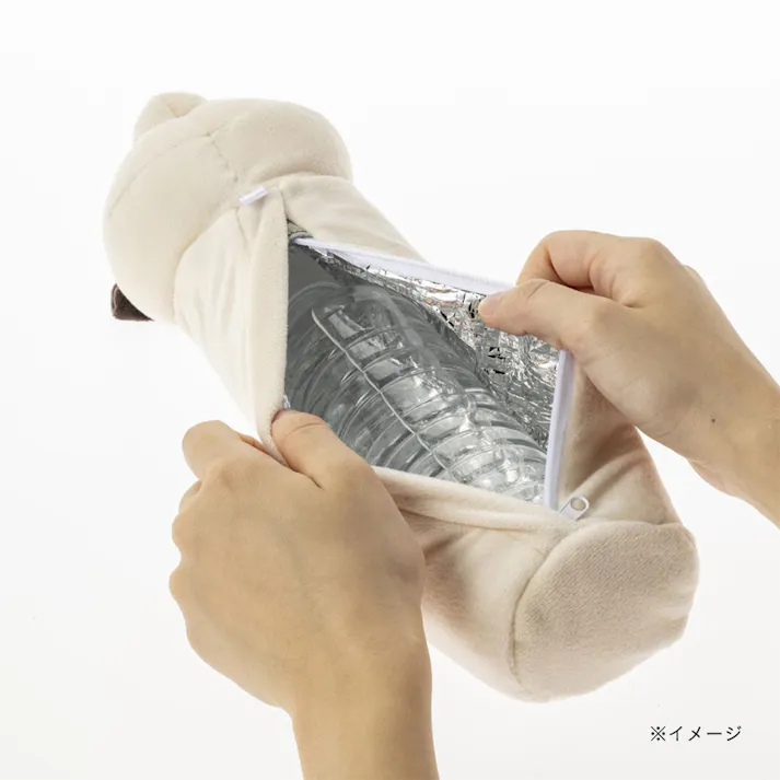 湯たんぽにもなるアニマルまくら 三毛猫