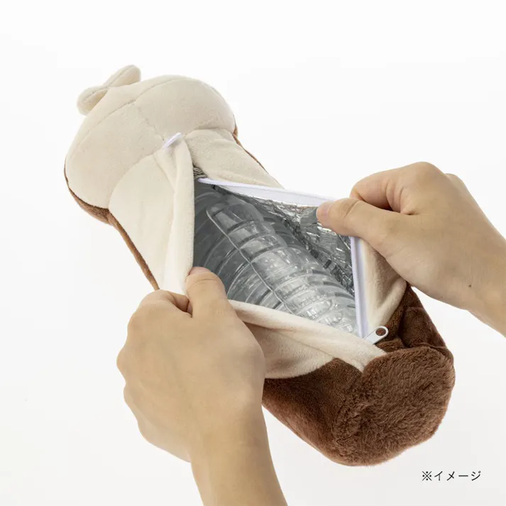 湯たんぽにもなるアニマルまくら カワウソ