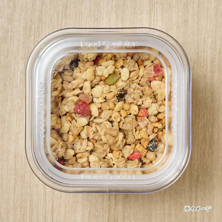 上から見える保存容器 正方形 1.7L