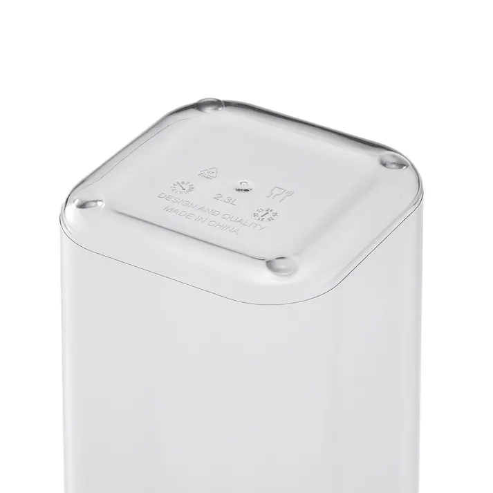 上から見える保存容器 正方形 2.3L