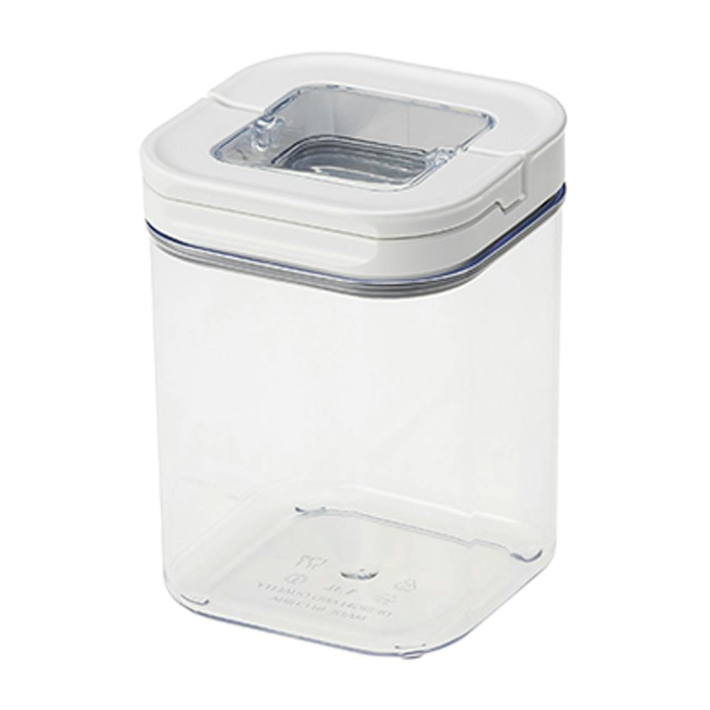 開閉しやすい保存容器 正方形 1.1L