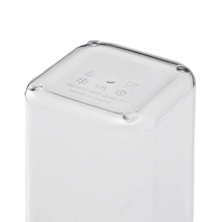 開閉しやすい保存容器 正方形 1.7L