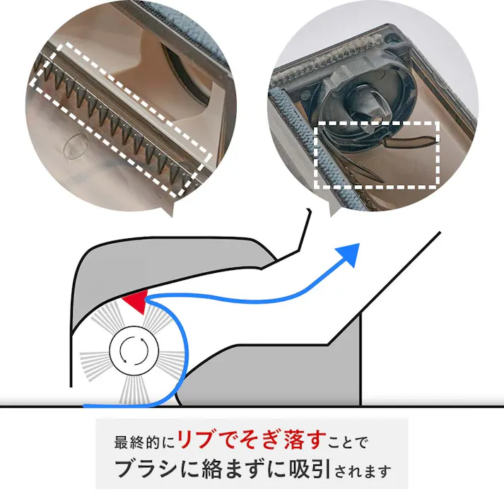髪の毛もペットの毛もからみにくい お手入れ簡単 コードレススティッククリーナー ベージュ CZ-SPC14-BE