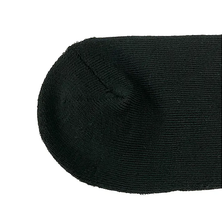 カインズ 暑くても寒くても快適靴下 ショート丈 底パイル 先丸 ブラック 25.0cm-27.0cm 2足組