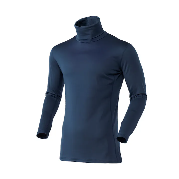 Hot fine HWストレッチワークシャツタートル ネイビー M