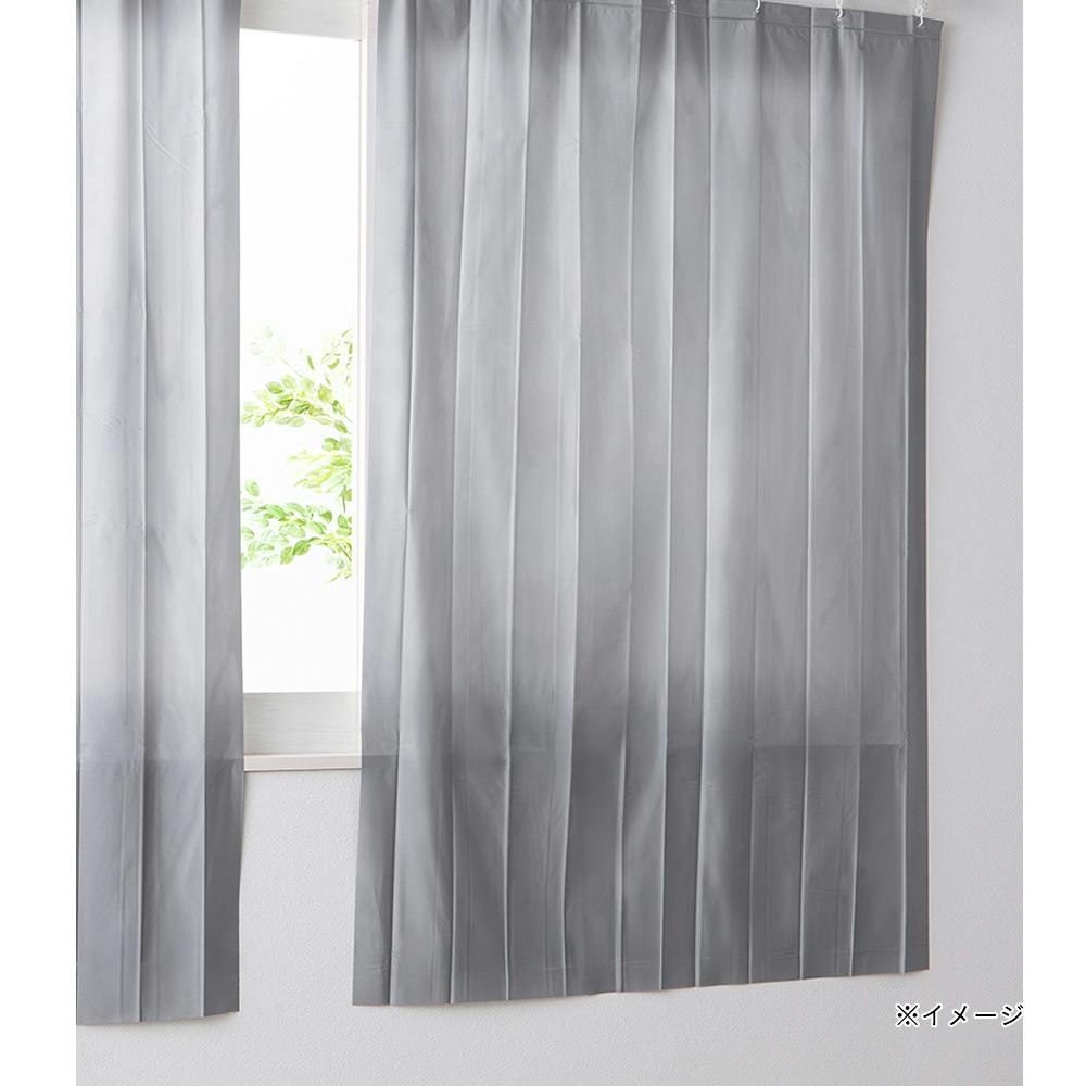 組合せて使える遮熱・保温カーテンライナー グレー 100×150cm 2枚組