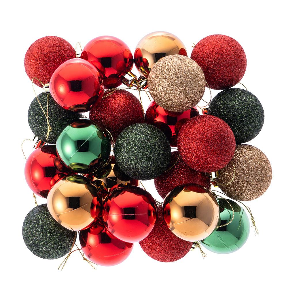 オーナメントセット グリーン＆レッド | クリスマス用品 通販