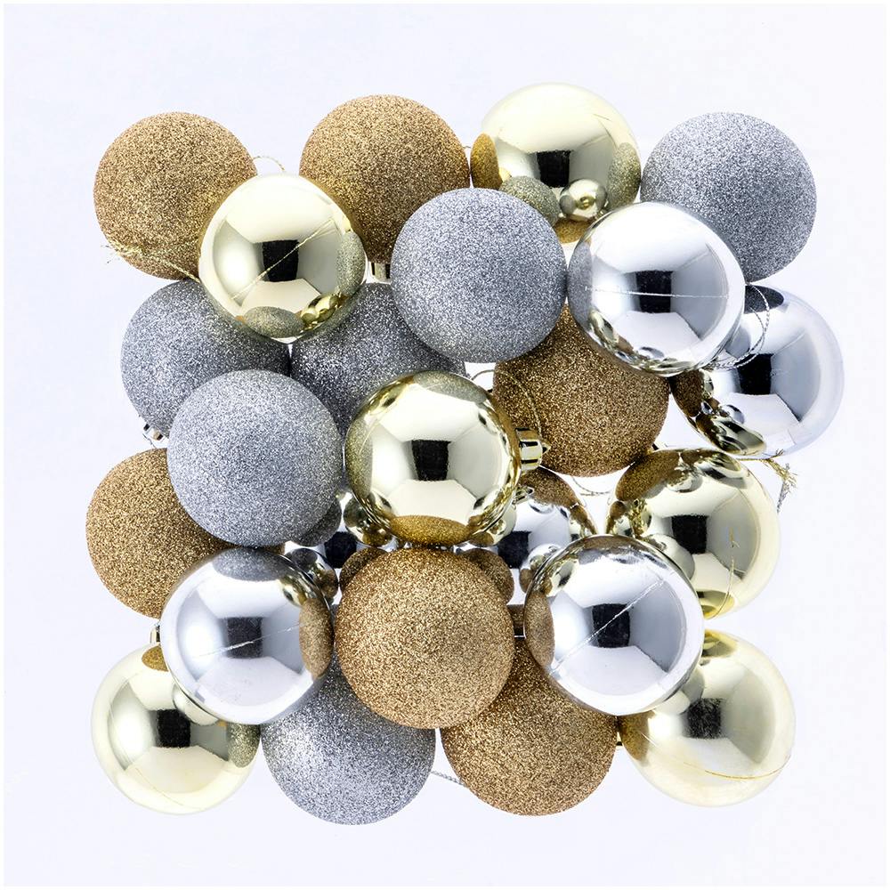 オーナメントセット ゴールド＆シルバー | クリスマス用品 通販