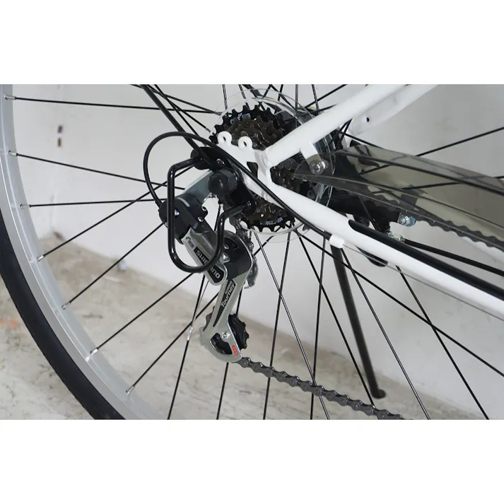 【自転車】26年モデル キラクルクロスバイク4 G6HDPL 27インチ 外装6段 ブラック