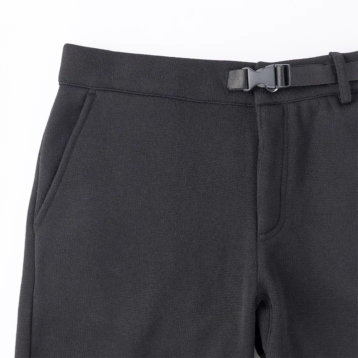 Hot fine ニットフリースジョガーパンツ ブラック L